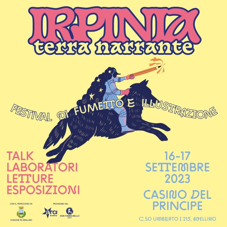 Il 16 e 17 settembre ad Avellino: “Irpinia Terra Narrante”