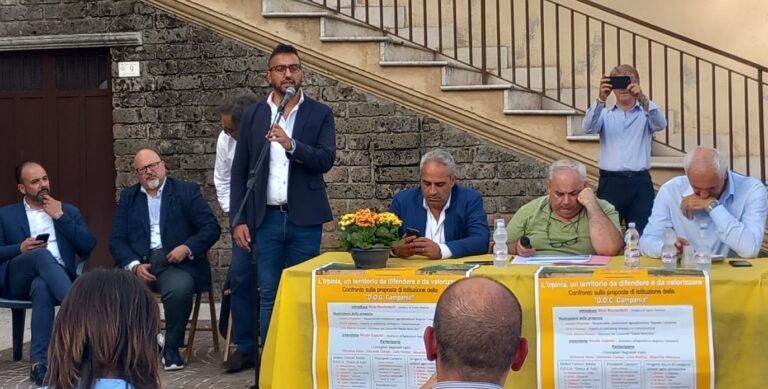 Campania Doc, il sindaco di Santa Paolina: “Ieri confronto positivo, aspettiamo il disciplinare”