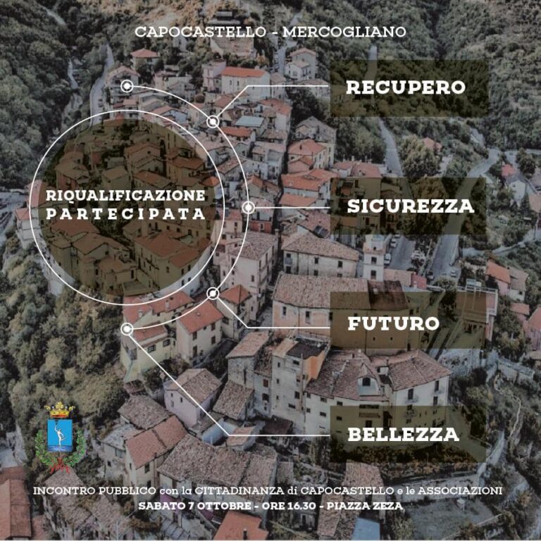 A Mercogliano inizia la riqualificazione partecipata di Capocastello