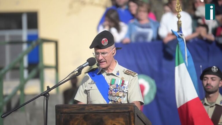 VIDEO/ Il Colonnello Tognon nuovo Comandante della Caserma Berardi