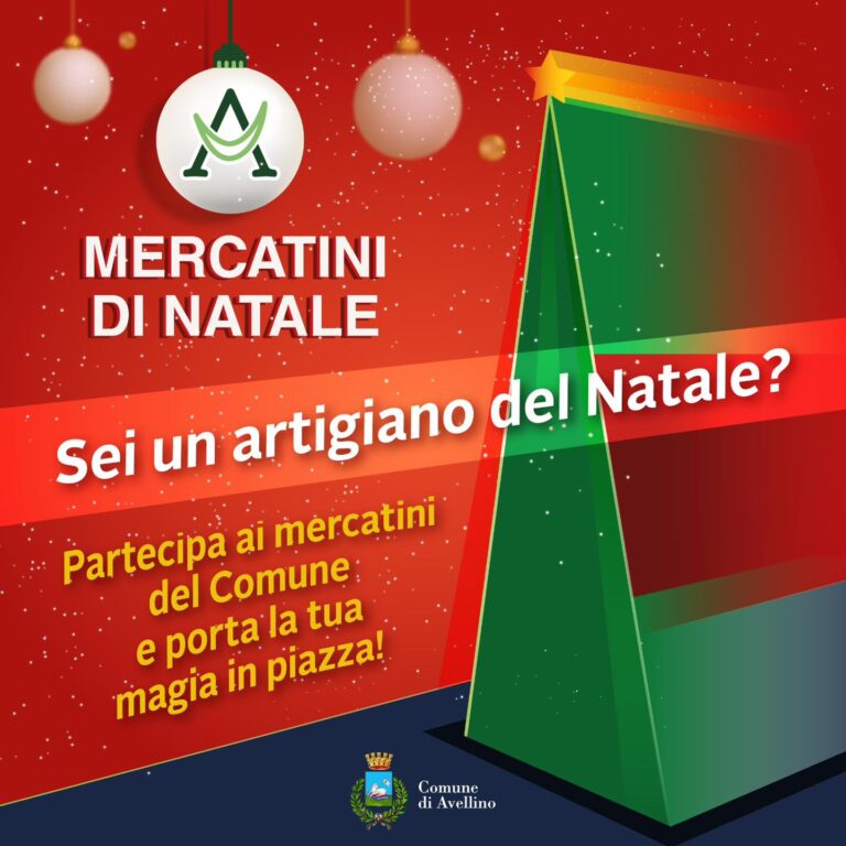 Il Comune organizza i Mercatini di Natale: ecco come candidarsi