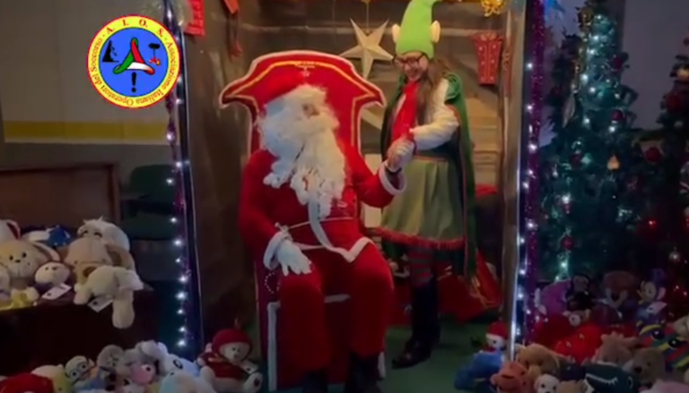Babbo Natale dell’AIOS: regalini per tutti i bimbi di Ariano
