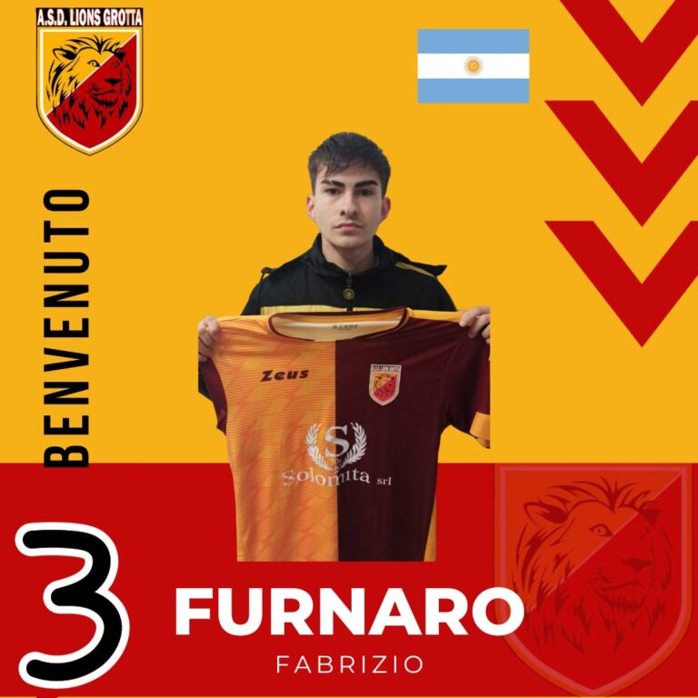 E’ Fabrizio Furnaro il terzino sinistro dell’ASD Lions Grotta