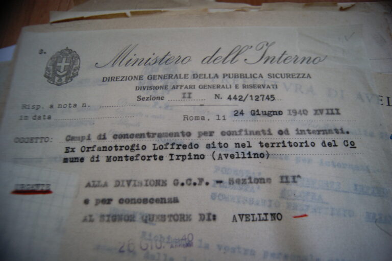 L’internamento degli ebrei in Irpinia: i lager fascisti in provincia di Avellino