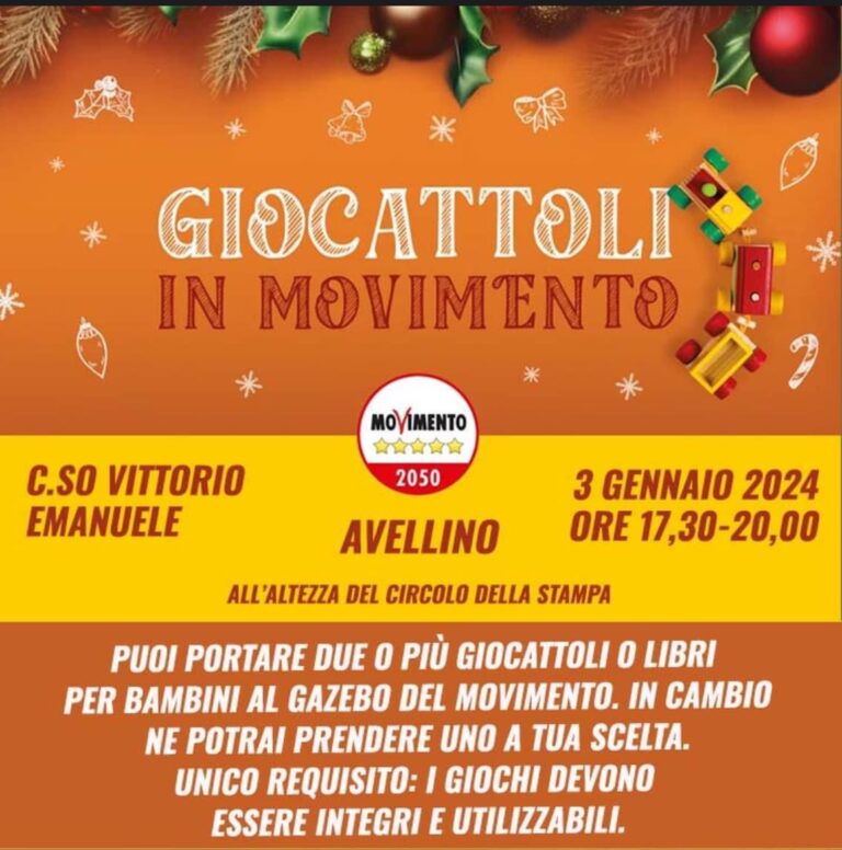 VIDEO/ Giocattoli in movimento, iniziativa solidale del Movimento 5 Stelle