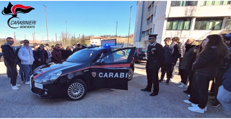 Cultura della legalità, i Carabinieri incontrano la scuola a Colle Sannita