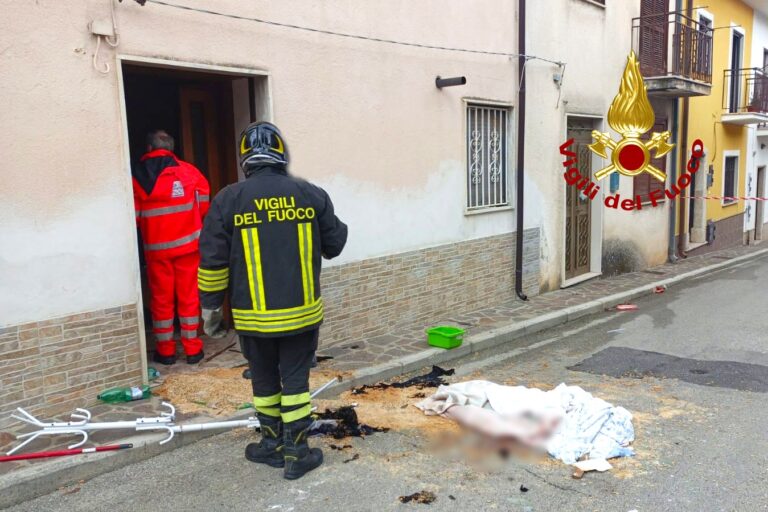 Esplosione Sturno: giovane trasferito al Cardarelli, ustionato anche il gatto