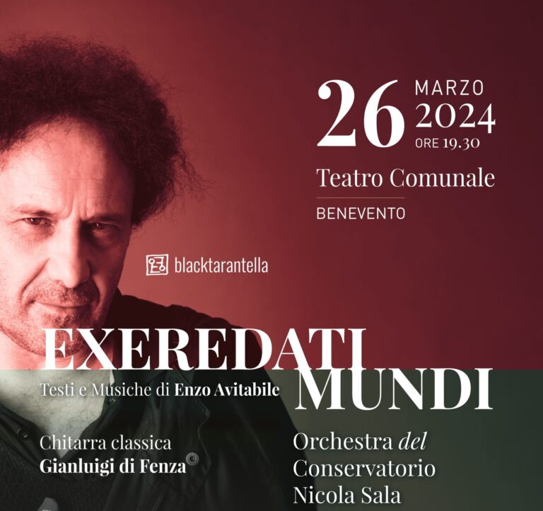 “Exeredati Mundi”: Enzo Avitabile e l’Orchestra del “Nicola Sala”