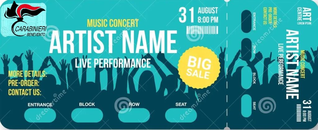 biglietto concerto