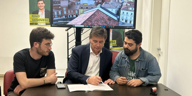 Genovese firma l’accordo di Legambiente e lancia un patto per il Centro di Valle