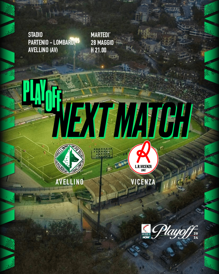 Partirà questo pomeriggio la prevendita per il match Avellino-Vicenza
