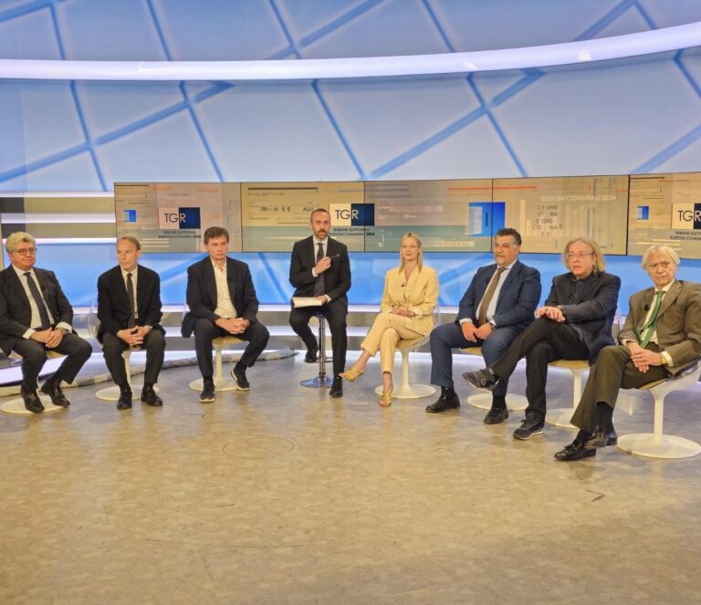 I sette candidati sindaco a confronto nella Tribuna Elettorale di RaiTre