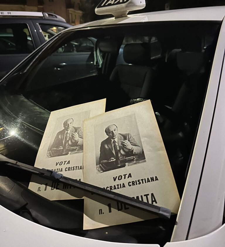 In citta’ spuntano i volantini di Ciriaco De Mita