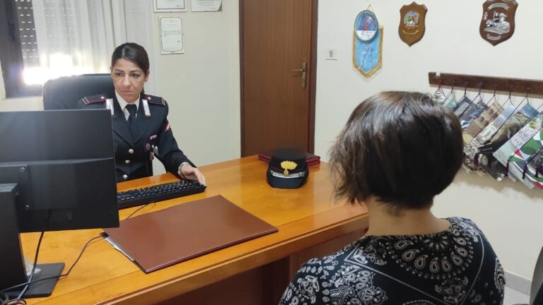 “Una Stanza tutta per sé” al Comando Carabinieri di Bonito, contro la violenza di genere