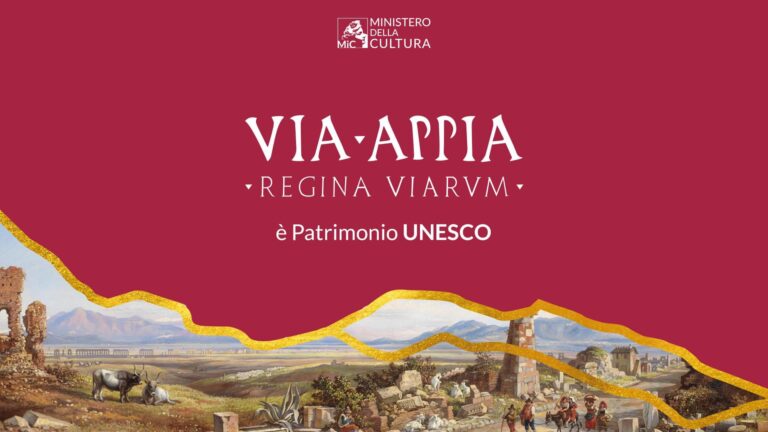 La Via Appia entra nella lista  del Patrimonio Mondiale dell’Umanità