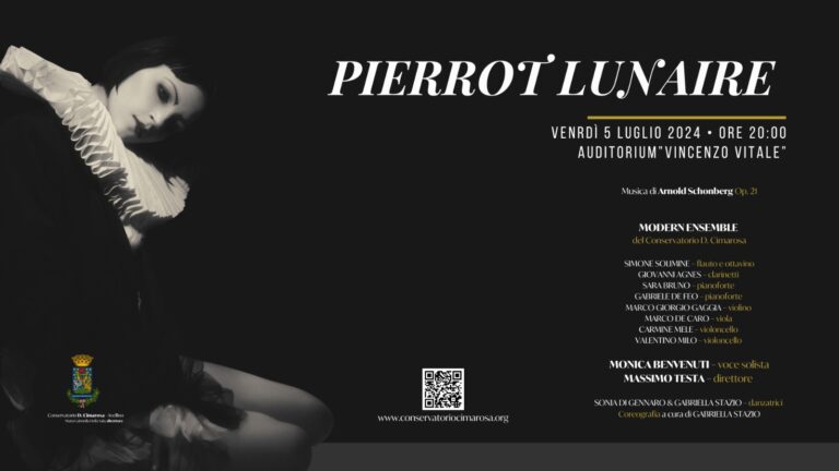 Pierrot Lunaire: l’omaggio del Cimarosa a Schoenberg