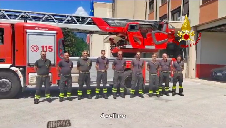 Anche ad Avellino un minuto di silenzio in ricordo dei due Vigili del Fuoco morti