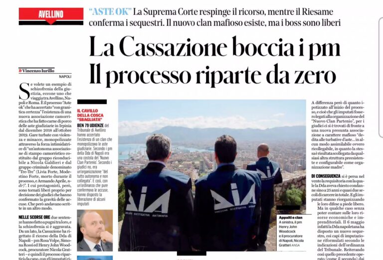 Aste Ok, dopo Cassazione e Riesame il caso finisce sul “Fatto”