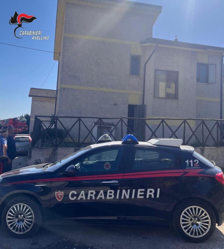 Incendio a Montemiletto: corto circuito causa fiamme in un’abitazione, nessun danno strutturale