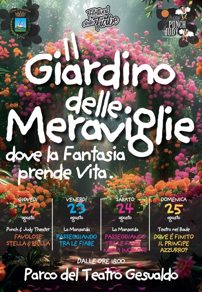 Il Parco del “Gesualdo” si trasforma nel “Giardino delle Meraviglie”