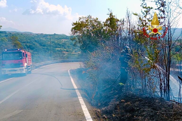 Incendi e non solo, oltre quaranta interventi per i caschi rossi irpini