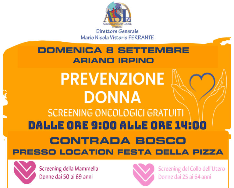 Screening Oncologici,  i camper dell’Asl a Lapio e Ariano Irpino