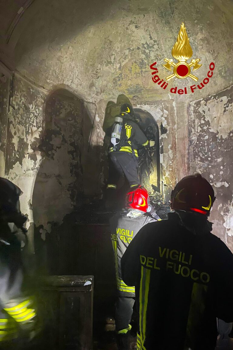 Vigili del Fuoco, ultimate le operazioni di messa in sicurezza della chiesa di San Ciriaco