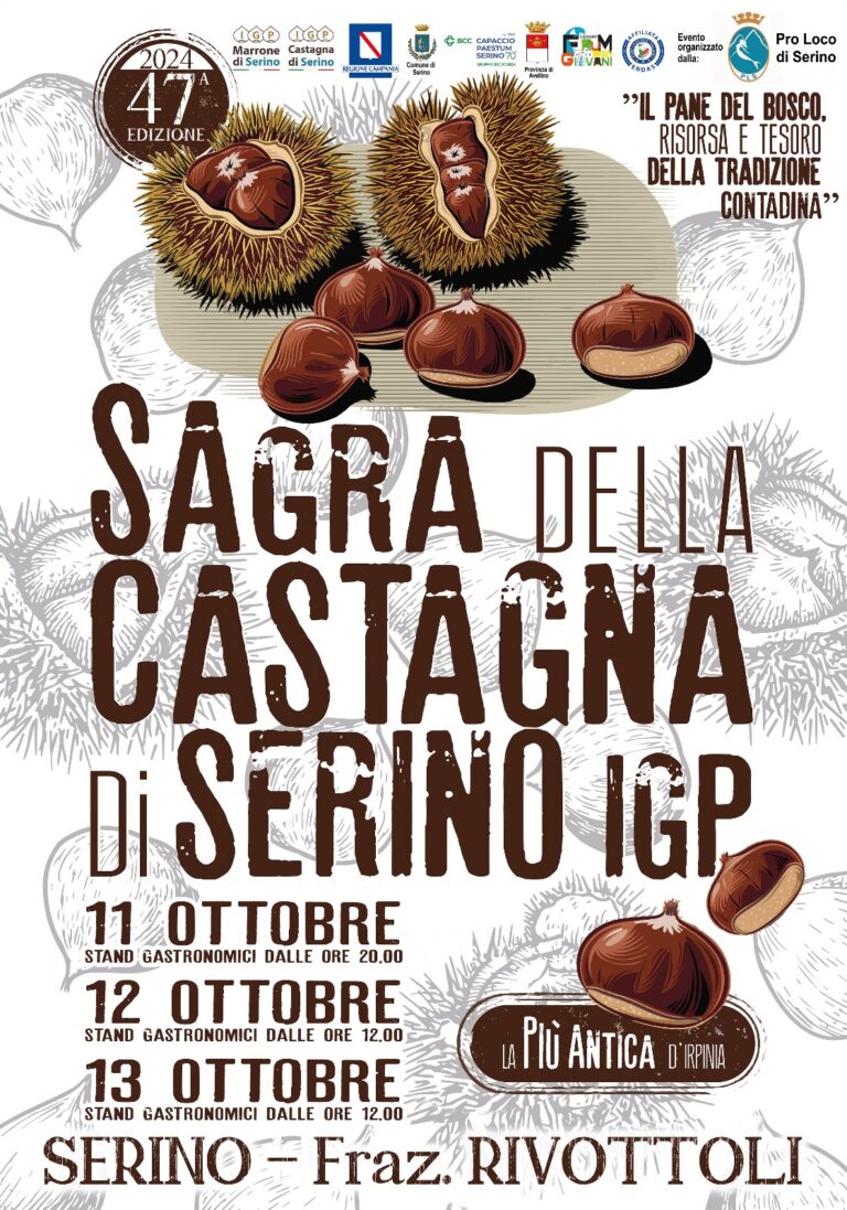 A Rivottoli la Sagra della Castagna di Serino IGP, “La più antica D’Irpinia”