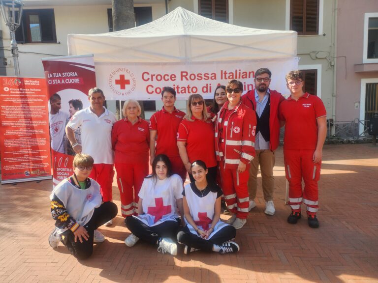 Donazione del sangue e manovre salvavita, la Croce Rossa in piazza a Lauro