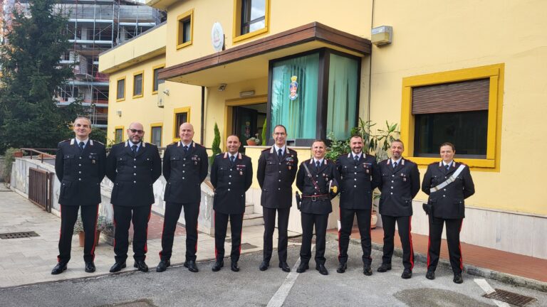 Il Generale di Corpo d’Armata Marco Minicucci visita la Stazione Carabinieri di Atripalda