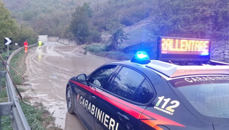 Frana sulla Strada Statale 90 a Greci: Intervento dei Carabinieri e dell’ANAS per ripristinare la viabilità