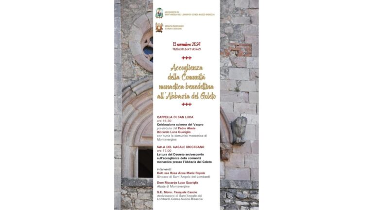 Abbazia del Goleto: Accoglienza della Comunità Monastica Benedettina di Montevergine