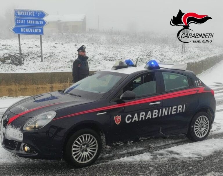 Sicurezza e controlli stradali nel periodo natalizio. Carabinieri in azione in Val Fortore