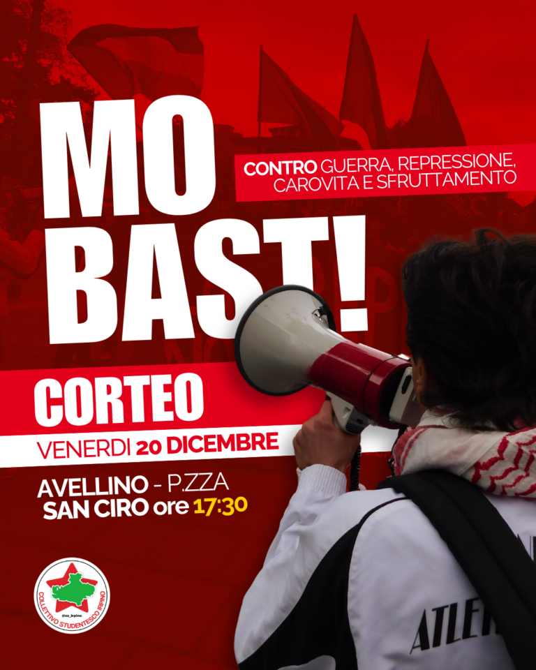 Un corteo del Collettivo per dire no alla guerra e al caro vita: aderiscono anche Prc e Giovani Comunisti