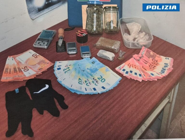 Spaccio, convalidato l’arresto del diciannovenne, il Gip applica i domiciliari