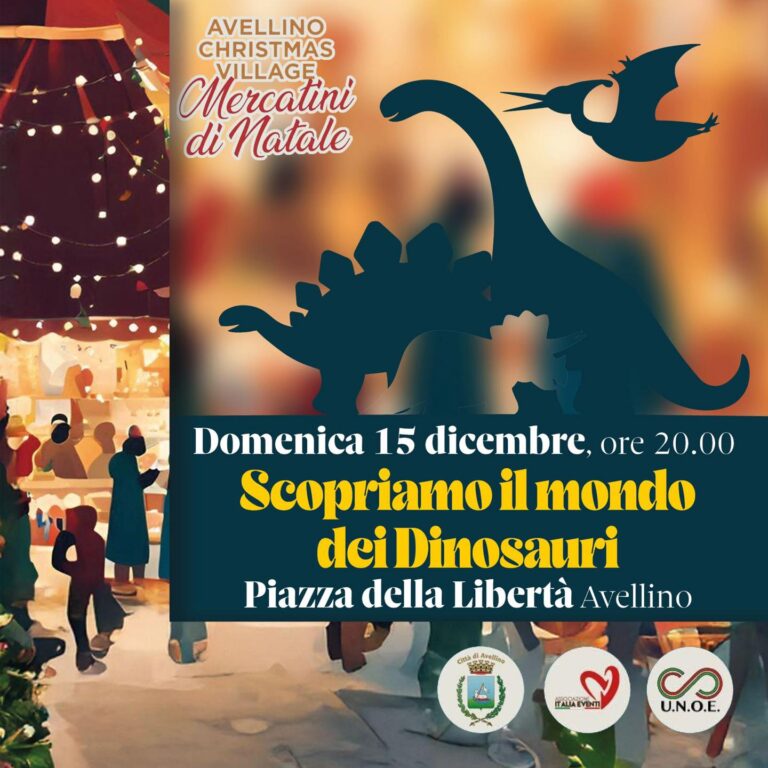 Domenica sera ai Mercatini di Natale dell’Avellino Christmas Village