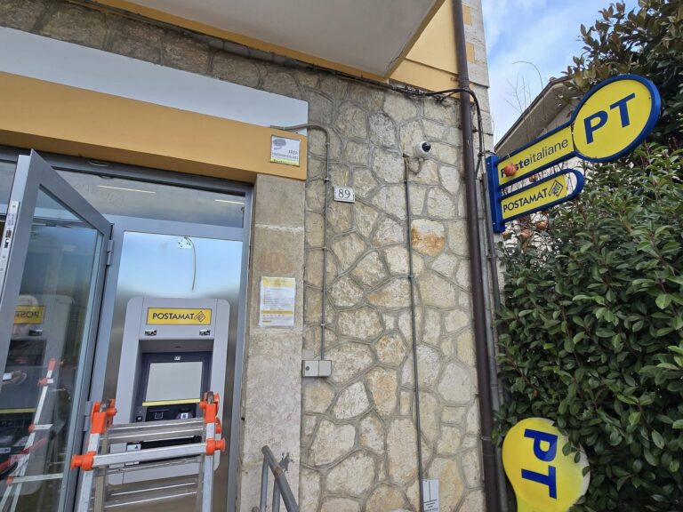 Montefredane, da domani attivo lo sportello Atm Poste ad Arcella