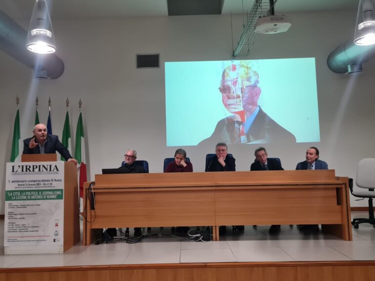 VIDEO/ Di Nunno, Manfredi: “Punto di riferimento”. Nargi: “Realizziamo il suo sogno di una città verde”