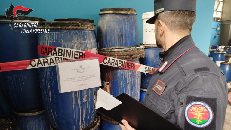 Controlli dei Carabinieri per il contrasto all’inquinamento del fiume Sarno. Denunciato un imprenditore conciario