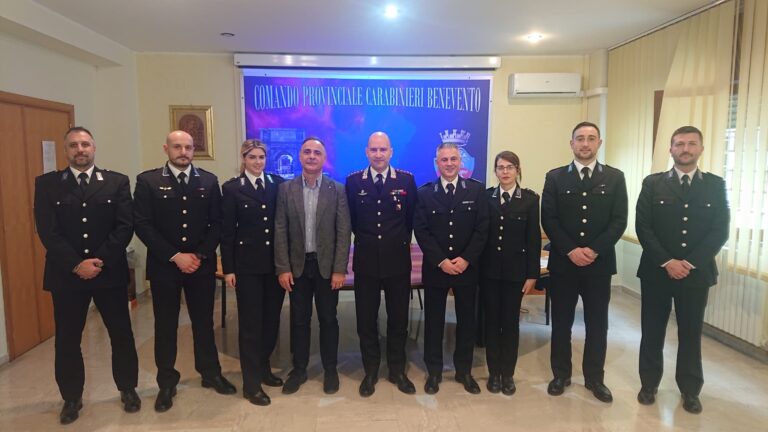 Gli Allievi Vice Ispettori della Polizia Penitenziaria in visita al Comando Provinciale Carabinieri Di Benevento