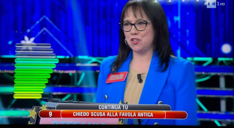 Stefania Mazzeo, la Professoressa di Ariano Irpino a L’Eredità