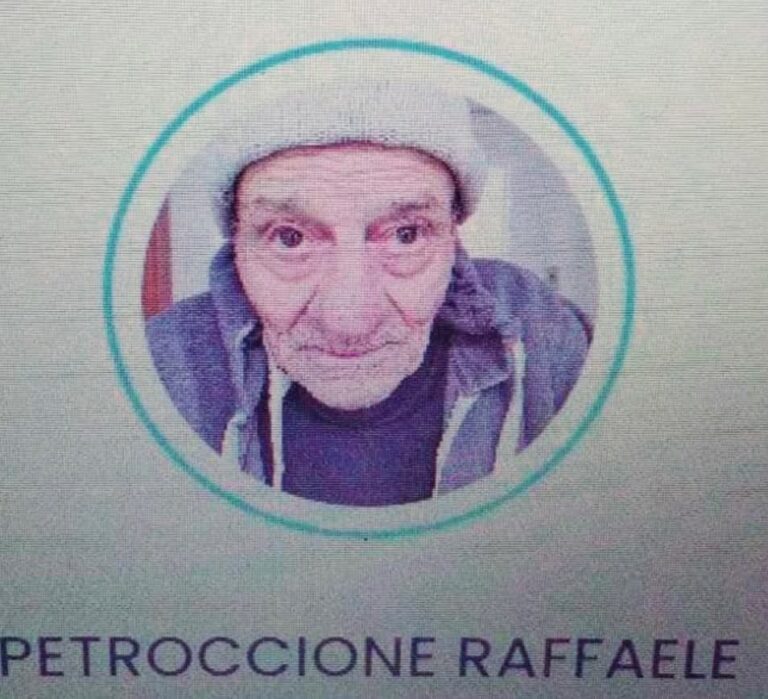 Ancora nessun ritrovamento per Raffaele Petroccione, l’anziano scomparso da Parolise
