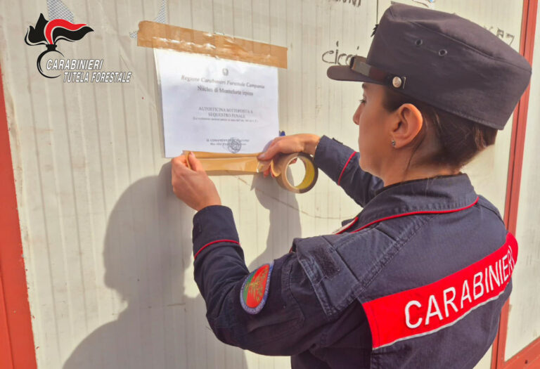 I Carabinieri sequestrano un’azienda e denunciano il titolare per abusivismo edilizio