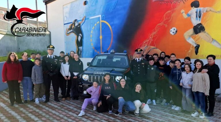 Scuola e legalità con i Carabinieri a Circello e Colle Sannita