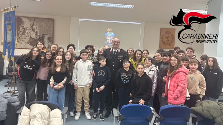 San Bartolomeo in Galdo, la scuola va a casa dei Carabinieri