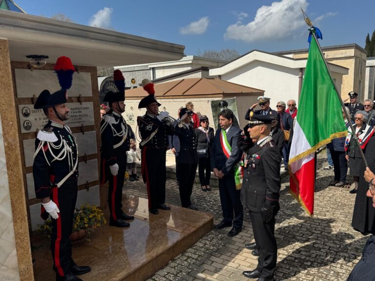 81° Anniversaro della morte del Carabiniere Medaglia d’Oro al Merito Civile “alla memoria” Pasquale Ruggiero
