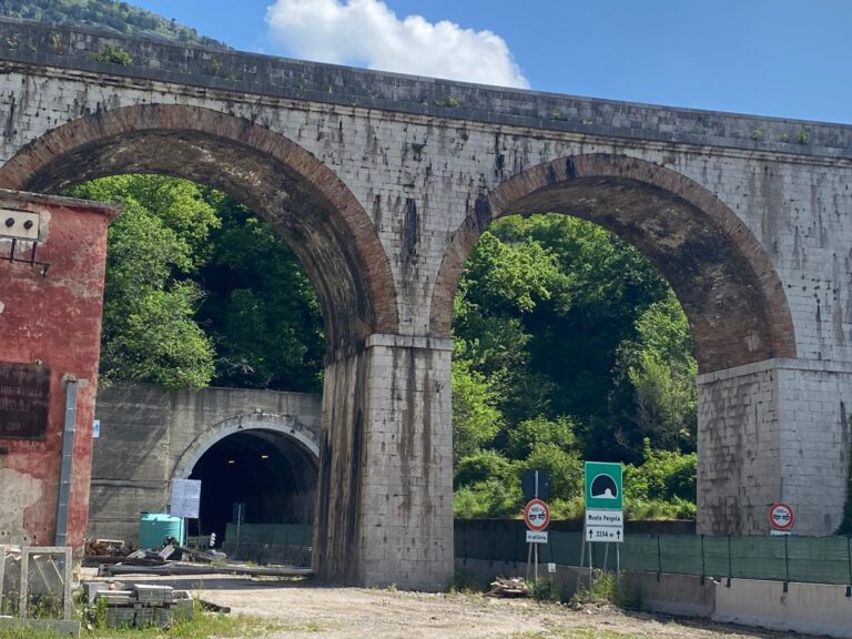 Chiusura notturna della galleria “Monte Pergola” per lavori di manutenzione