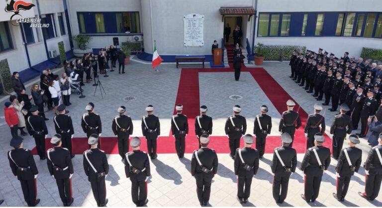 Avellino, 3 Marescialli e 20 Vice Brigadieri dei Carabinieri giurano fedeltà alla Repubblica