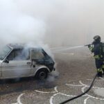 auto fuoco mattino