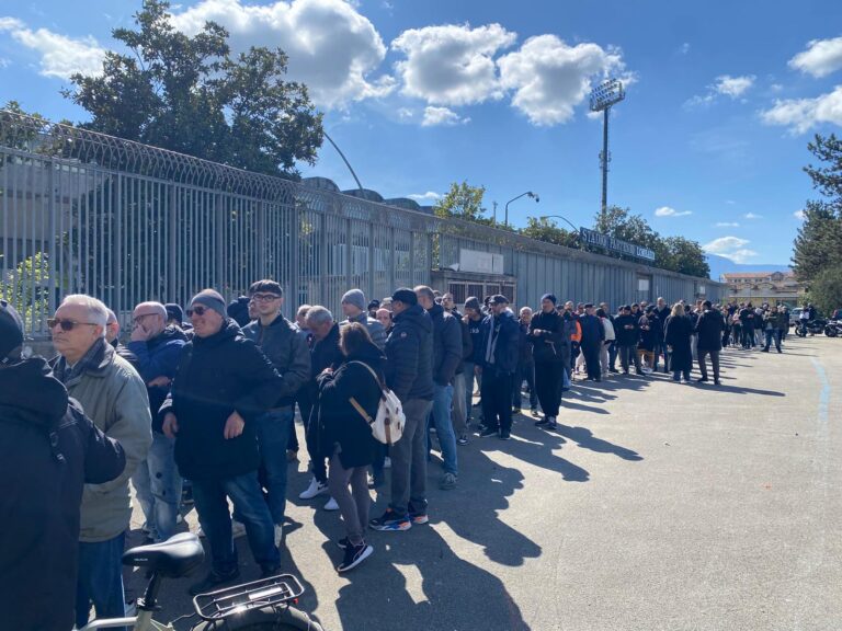 Sorrento-Avellino verso la conferma a Potenza. 700 i posti disponibili per i tifosi
